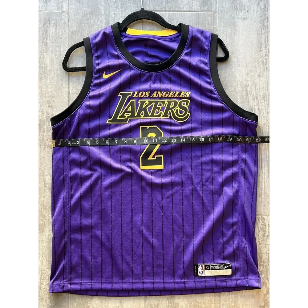 Lonzo Ball Los Angeles Lakers City Edition Nike Swingman Jersey Youth XL Purple